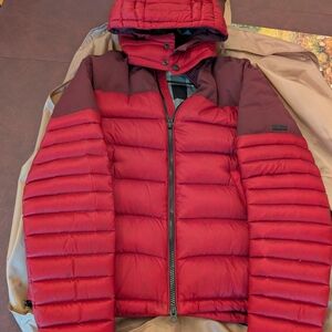 Men's Red Puffer Jacket